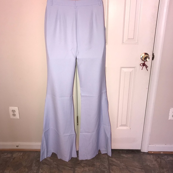 Essie | High Waist Flared Side Slit Pants - Picture 5 of 7